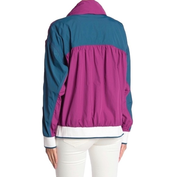 Free People Highline Bomber Jacket Full Zip Long Sleeve Windbreaker - Picture 4 of 6